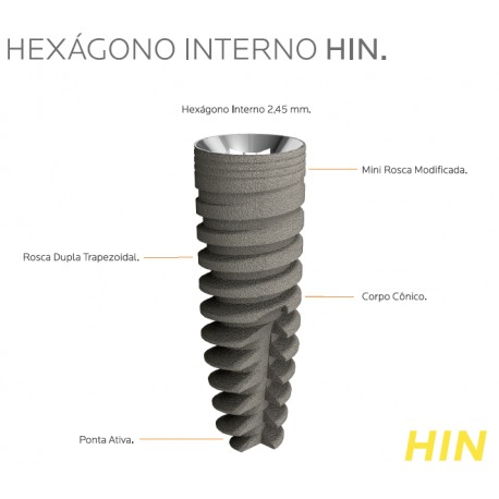 Implante Hexágono Interno HIN