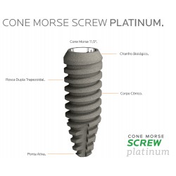 Implante Cono Morse Platinum